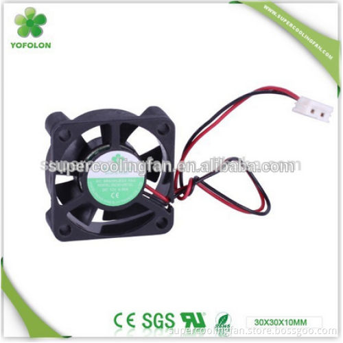 UL94 - 0 inverter adaptor 30x30x10mm 5V 12V dc cooling fan